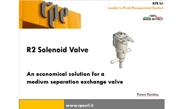 R2 3/2 vía Solenoid Valve 